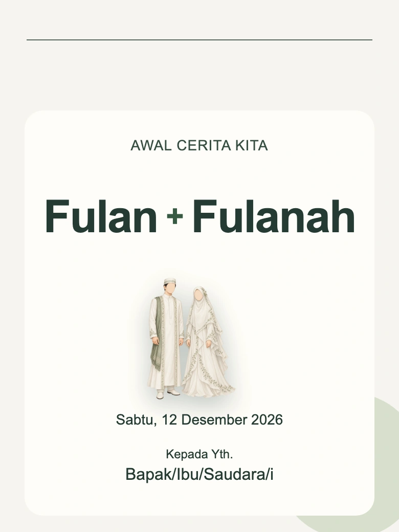 Template Tulus: minimal, bersih